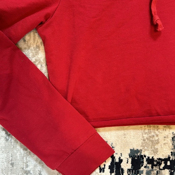 DIRASS Women's Long Sleeve Cropped Hoodie Casual Pullover Active Top Sweatshirt - Picture 2 of 16